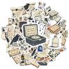 35pcs Mysterious Potion Stickers Antique Scroll Animal Stickers Stickers For Guitar DIY Bicycle Skateboard Laptop
