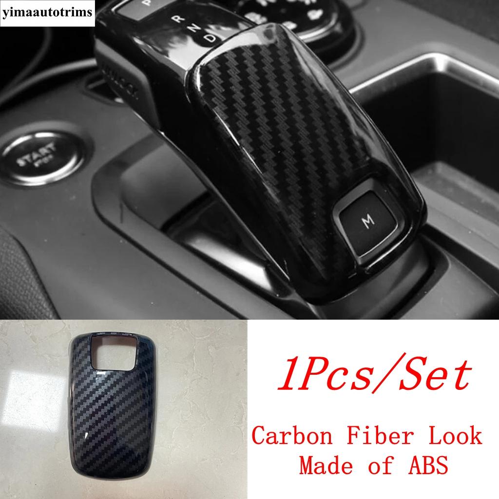 Pro Peugeot 208 - 2025 Dekorativní kryt hlavice řadicí páky středové konzole ABS Matný / Vzhled karbonových vláken Příslušenství