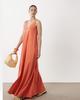 New European and American solid color V-neck sleeveless vest long dress loose drape lazy style long dress women