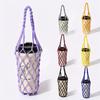 Hand-woven Mesh Bag Water Cup Net Bag Cup Cover Outdoor Leisure Hand-held Water Cup Net Bag Retro Net Celebrity Cup Cover