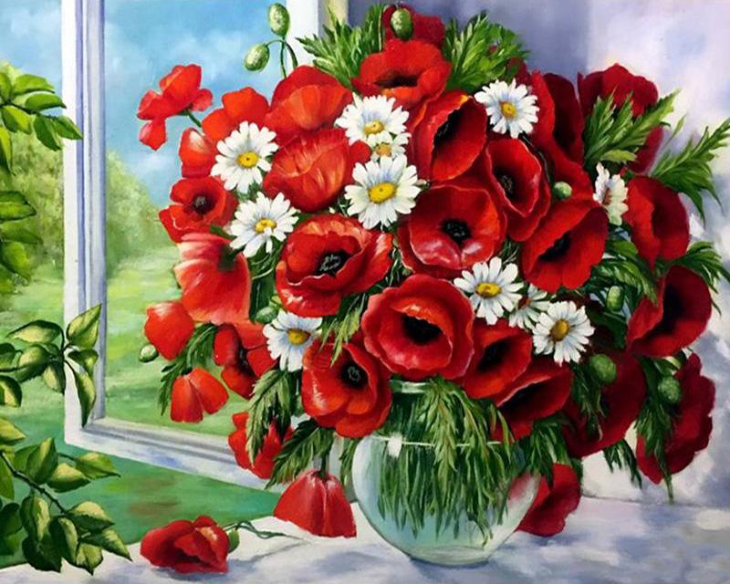 5D DIY Diamond Painting Full Round Square Rose Landscape Rhinestones Diamond Embroidery Cross Stitch Flowers Mosaic Handicraft