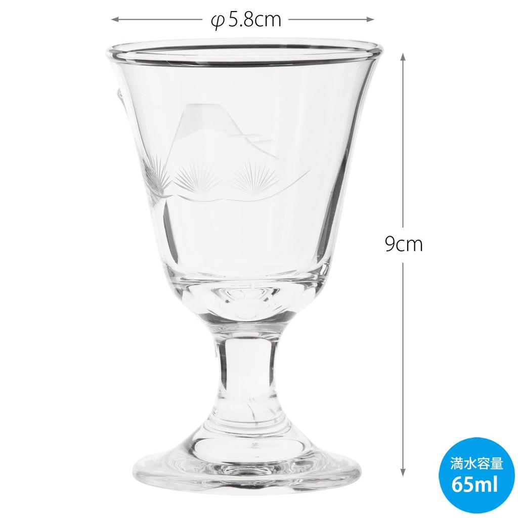 Pine and Fuji Kiriko Glass 65ml x 6-pack 39829-79