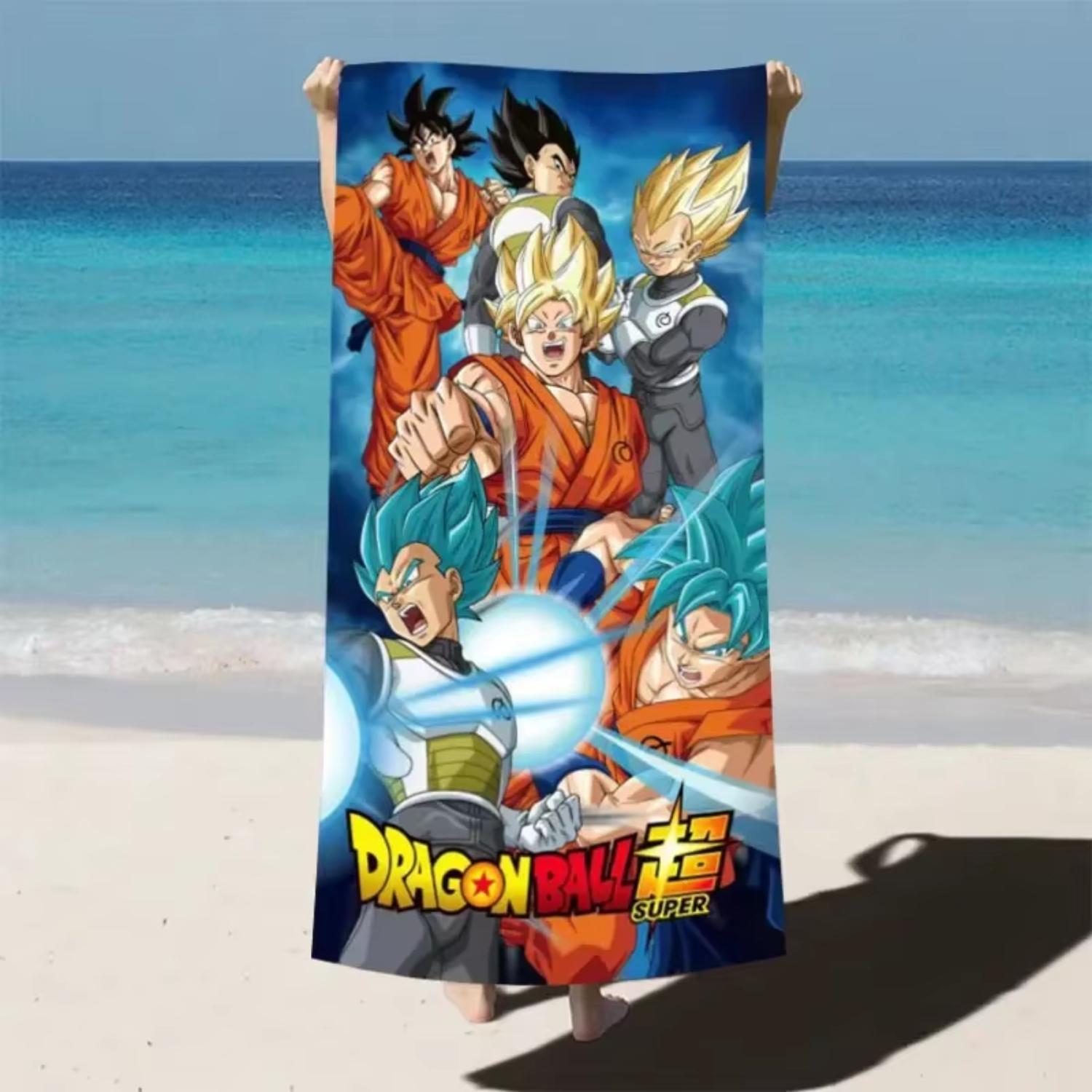 

Dragon Ball Beach Towel, Anime Fan Favorite Vegeta Super Saiyan Blue Print Quick-Dry Towel for Beach, Pool and Anime Enthusiasts W40*H60(CM)