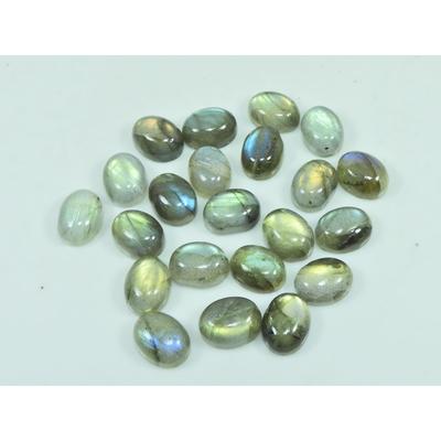 7X9MM Natural Labradorite Oval Cabochon Loose Gemstone 22Pcs Lot 53Cts. C-3121