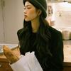SHINJEO Dotori Hat_Vertical line_Grey