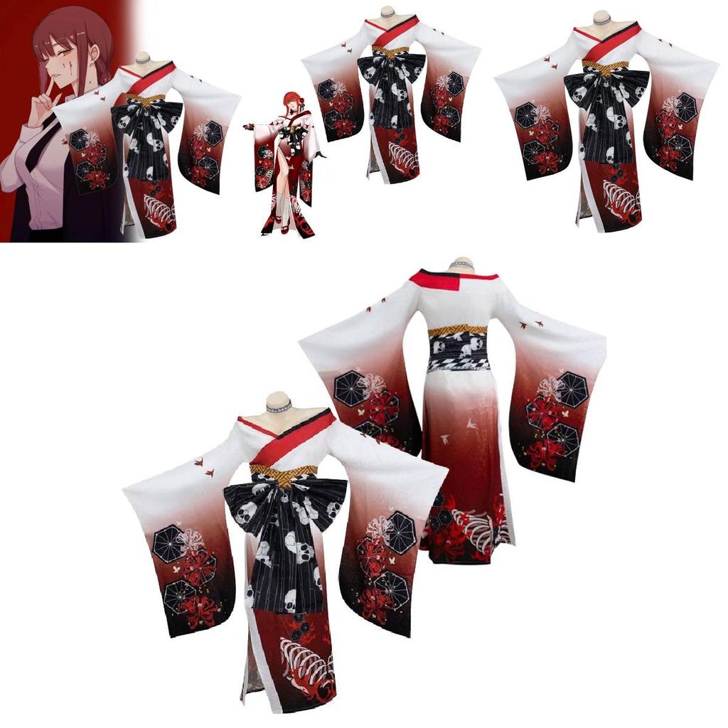 Charming Makima Power Cosplay Costume Traditional Japanese Style Soft And Comfortable