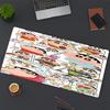 Cartoon comics Print Mouse Pad, for Keyboard Pad Laptop PC Mat for Office Home Use, Desk Decor, Perfect Birthday Gift for Gamers