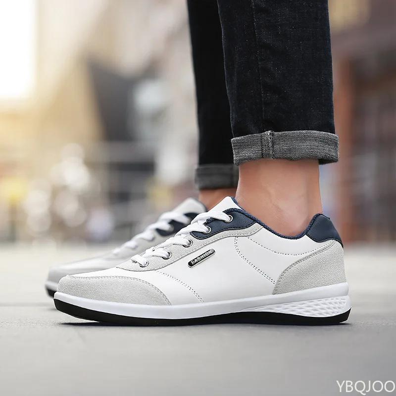 Men's Trendy Shoes Casual Comfortable Sneakers Fashion Anti Slip Travel White Shoe Large Size Running Male Board Shoes Zapatos
