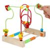 Wooden Bead Maze & Stringing Toy for Toddlers, Ages 2-4 - Enhances Hand-Eye Coordination