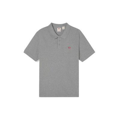 Levis Uni Kurzarm Poloshirt mit Button-Down-Kragen Unisex Poloshirts Grau A0229-0002