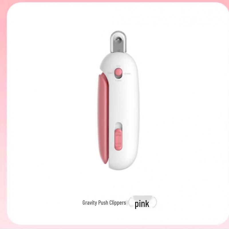

LED Pet Nail Grinder and Clippers for Cats and Dogs English Packaging