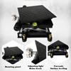 Black Squared Rotatable Lifting Table Heavy Duty Stable Durable Lifting Jacks For Laboratory Home Use Tools