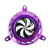 Cubierta Air Blade para Motocicleta Protector de Calor para Radiador Cubierta Protectora con Luz LED Colorida Cubierta para Radiador Rejilla Protectora para Ventilador Rotatorio