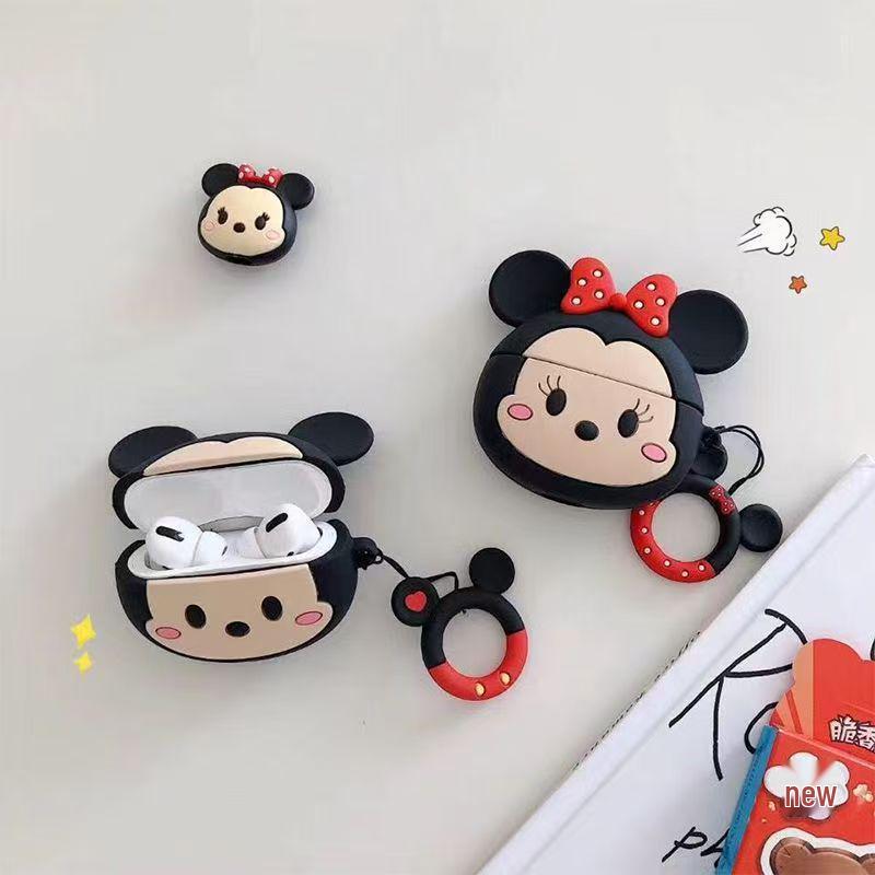Minnie & Mickey Cartoon AirPods Pro Case for 2nd & 3rd Gen Apple Earphones