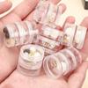 5Layer Jewelry Storage Box Transparent Round Makeup Storage Rack Plastic Bracelet Earring with Cover Organizer Boxes