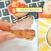 Paperclip Cartoon Memo Clip Decorative Acrylic Paper Clip Capybara PP Clip  Student Kids