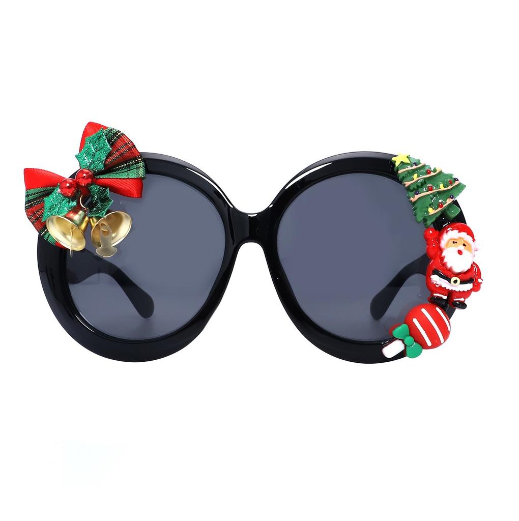 New Christmas limited sunglasses, cat eye large frame round frame YK Christmas personalized sunglasses