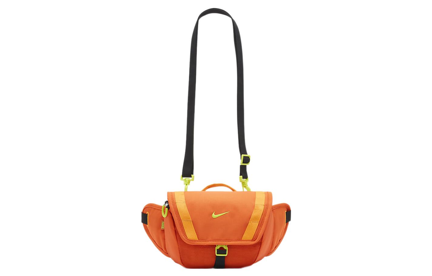 

Nike Fabric Shoulder Bag, Crossbody Bag, Fanny Pack Regular Unisex Safe Orange/Bright Orange/Original Green DJ9681-819