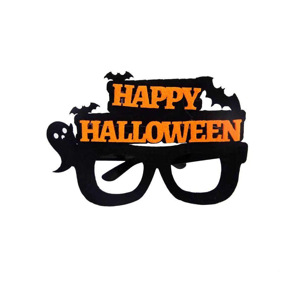 Skull Head Eyeglasses Frames Cobweb Ghost Halloween Decoration Glasses Pumpkin Halloween Dress Up