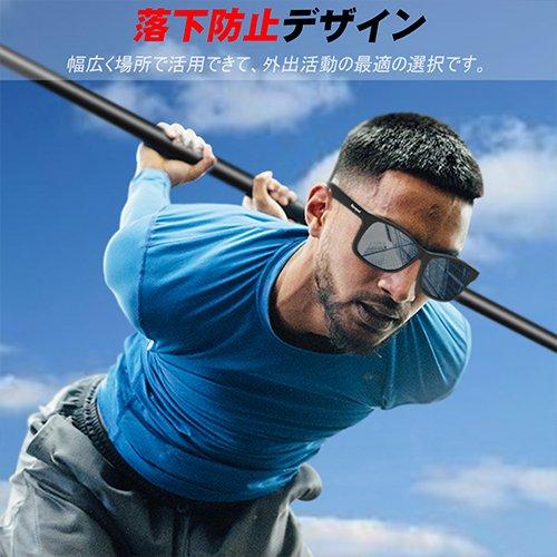 [MARSQUEST] Men's Polarized Sunglasses, Driving Sunglasses, Wellington Style, UV400 UV Protection, Motorcycle Sunglasses, Impact Resistant, Unisex, Mo