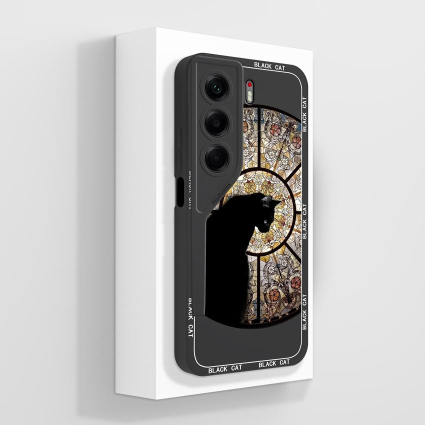 For Tecno Camon 40 30 20 Pro Premier Phone Case Beautiful Planet Pattern Soft Liquid Silicone High Quality Anti Slip Protective Shell For Tecno Casing