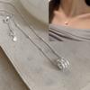 925 Silver Hiphop Necklace New Fashion Simple Geometric Handmade Clavicle Chain Party Jewelry Gifts for Women
