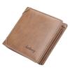 Wallet Men's Short Style European American Retro Multi Slot 30% Off Business Ticket Holder