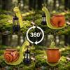 Resin Snail Statue Planter Sun Proof Resin Decorative Flowerpot  Outdoor