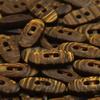 5Pcs 5Pcs Oval Two-Hole Olive Button Double-Sided Nylon Coat Decorative Buttons Women'S Jacket Down Jacket Rope