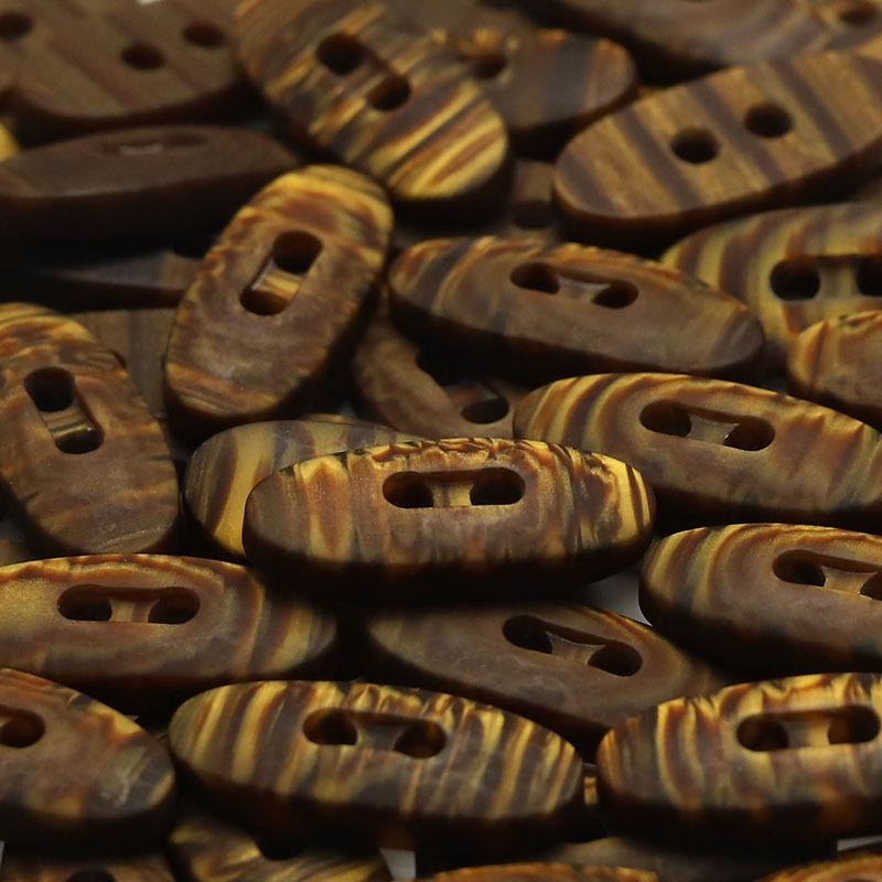 5Pcs 5Pcs Oval Two-Hole Olive Button Double-Sided Nylon Coat Decorative Buttons Women'S Jacket Down Jacket Rope