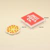1/12 Dollhouse Simulation Mini Pizzas Model With Pizza Box Dollhouse Kitchen Food Decoration Dolls House Pretend Play Toys
