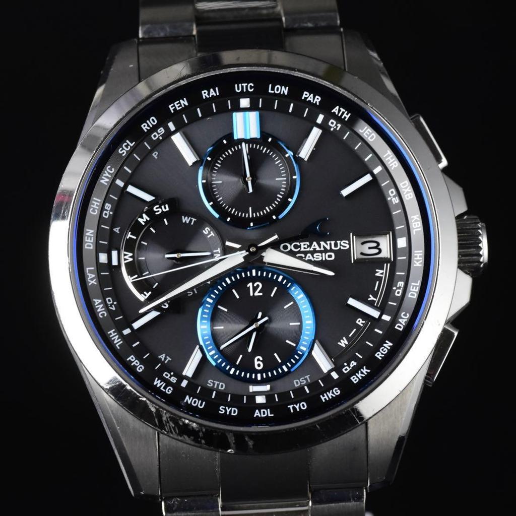Used Beautiful condition Casio watch Oceanus radio-controlled solar OCW-T2600-1AJF