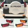 2PCS LED Reflector For Toyota Land Cruiser Prado 150 LC150 FJ150 GRJ150 2010 -  Rear Bumper LED Tail Light Brake Light