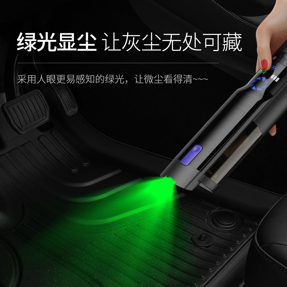 2026 New Wireless Car Vacuum Cleaner High Suction Car Home Pet Three-use Light Dust Display Handhel Suction and Blowing Machine