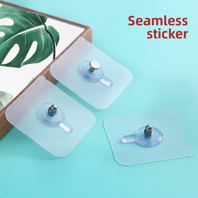 Wall Iron Pvc Hook With Heavy Duty Adhesive For Photo Frames And Tools Shelves