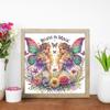 5D DIY Partial Special Shaped Drill Diamond Painting Kit Flower Decor 30x30cm