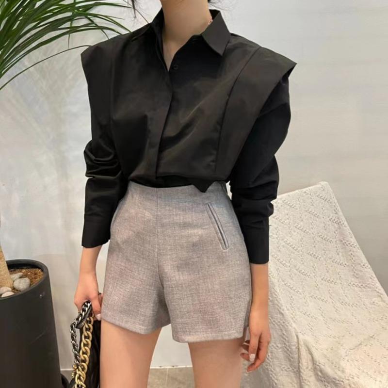 Fashion Long Sleeve Loose Blouses Street Office Elegant Tops Shirt OL Women's Shirt Autumn 2025 New Chic Women Blouses and Tops Shirts 2952