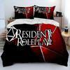 R-Resident Evil Games Gamer Bedding Set Duvet Cover Sheet Printed Bed Set Pillowcase Bed Full Queen King Size Comforter Bedroom