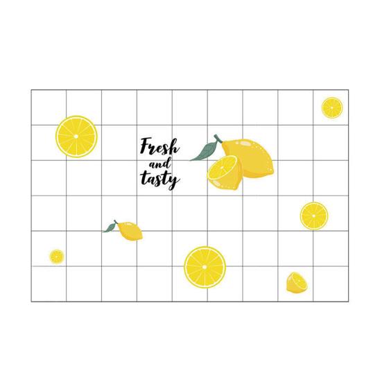 Kitchen Wall Sticker Oil-Proof Adhesive Cabinet Sticker Waterproof Stain-Resistant Fruit