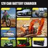12V 6A Smart Charger for Lead-Acid Motorcycle & Car Batteries