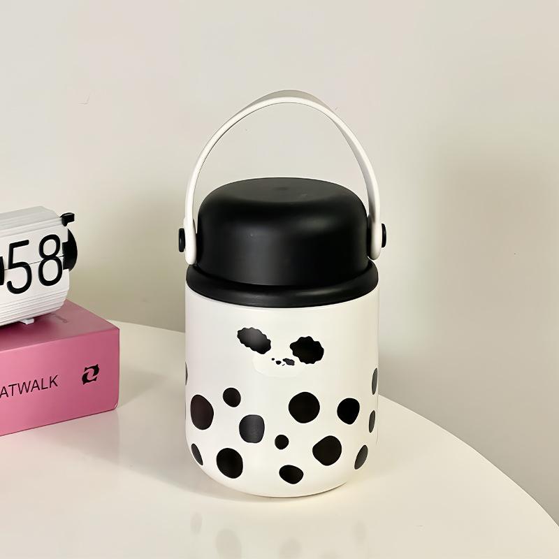 

Высокий на вид, большой емкости стакан для тушения, изолированный ланч-бокс, ведро для каши, переносной чайник для тушения из нержавеющей стали, офисный работник, студент 500ml