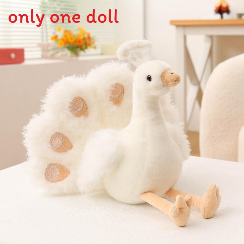 Peacock Plush Toy Collectors Edition Soft Animal Gift For Kids And Adults