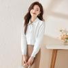 Women's Long-Sleeve Professional Chiffon Blouse