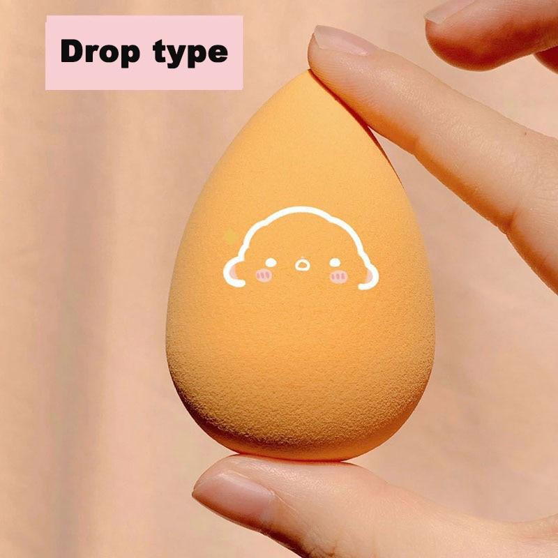 4ks/sáček Fashion Make Up Blender Kosmetická houbička na make-up nafouknutý make-up podkladový prášek houba Beauty Tool Příslušenství k make-upu