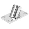 Boat Handrail Base Fitting Stainless Steel 60 Degree Rectangular Boat Hand Rail Fitting25mm1in