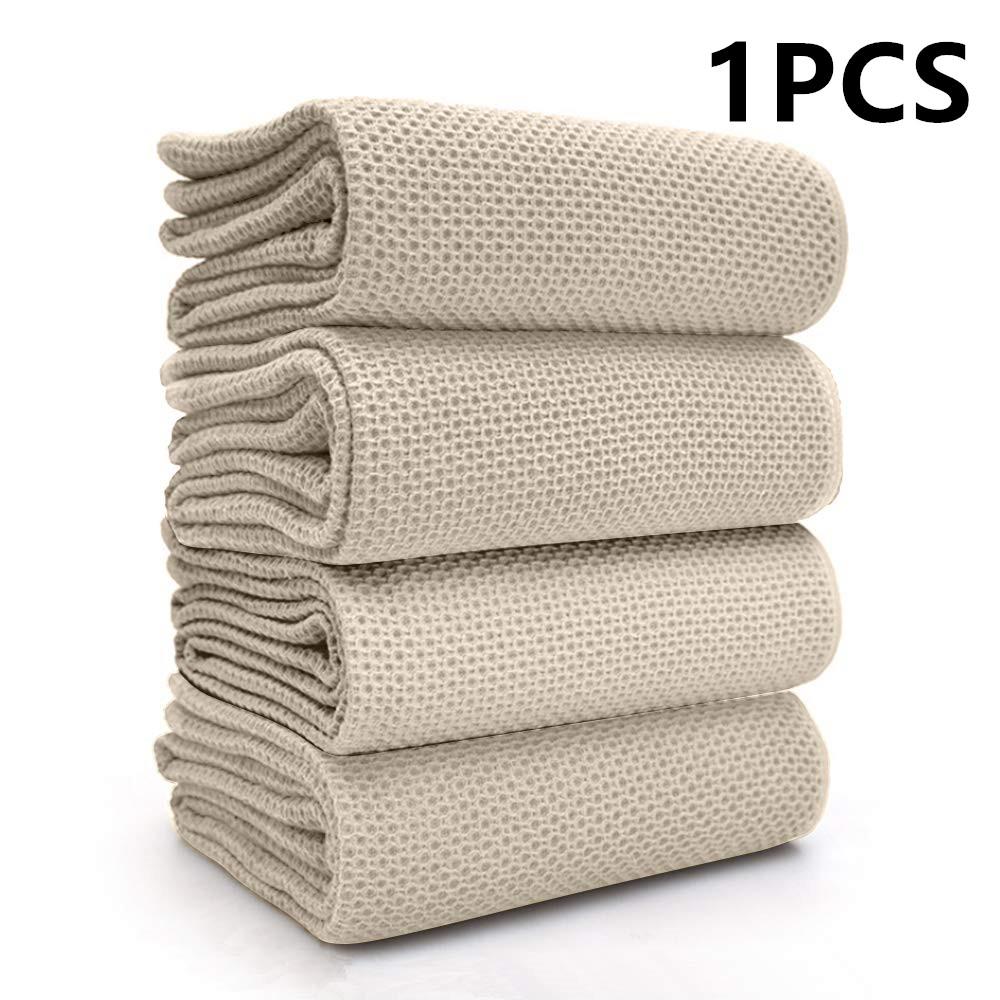 Pure Cotton Waffle Bath Towel Soft Absorbent Thick Large Size A-Class Towel Honeycomb Pattern for Home Comforter sports towel