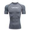 Dragon  Men's Sports T-shirt for Fitness Training Fitness Compression Workout Athletic Tees Gym T-shirts Compression T-shirt