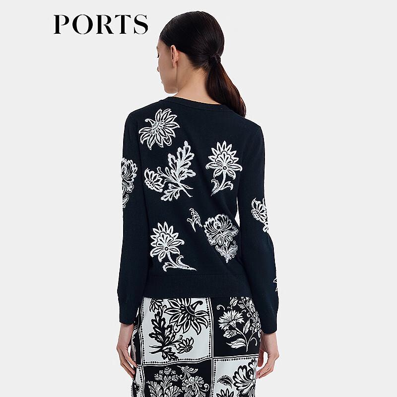 Ports Women's Embroidered Knitted Sweater
