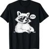 Bruh Raccoon Funny Panda Lover Racoon Meme Slang T Shirt Vintage Versatile Graphic Fashion Comfortable Designer Clothes