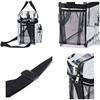 Clear PVC Large Capacity Travel Toiletry Bag, Handheld & Portable